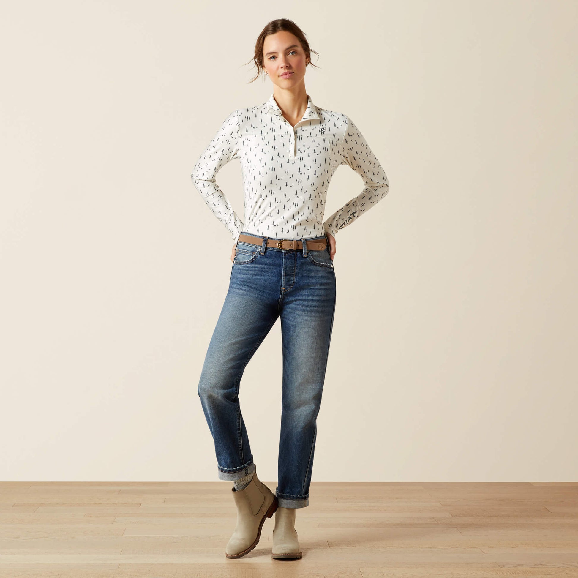 Ariat Women|Trends Lowell 3.0 1/4 Zip Baselayer