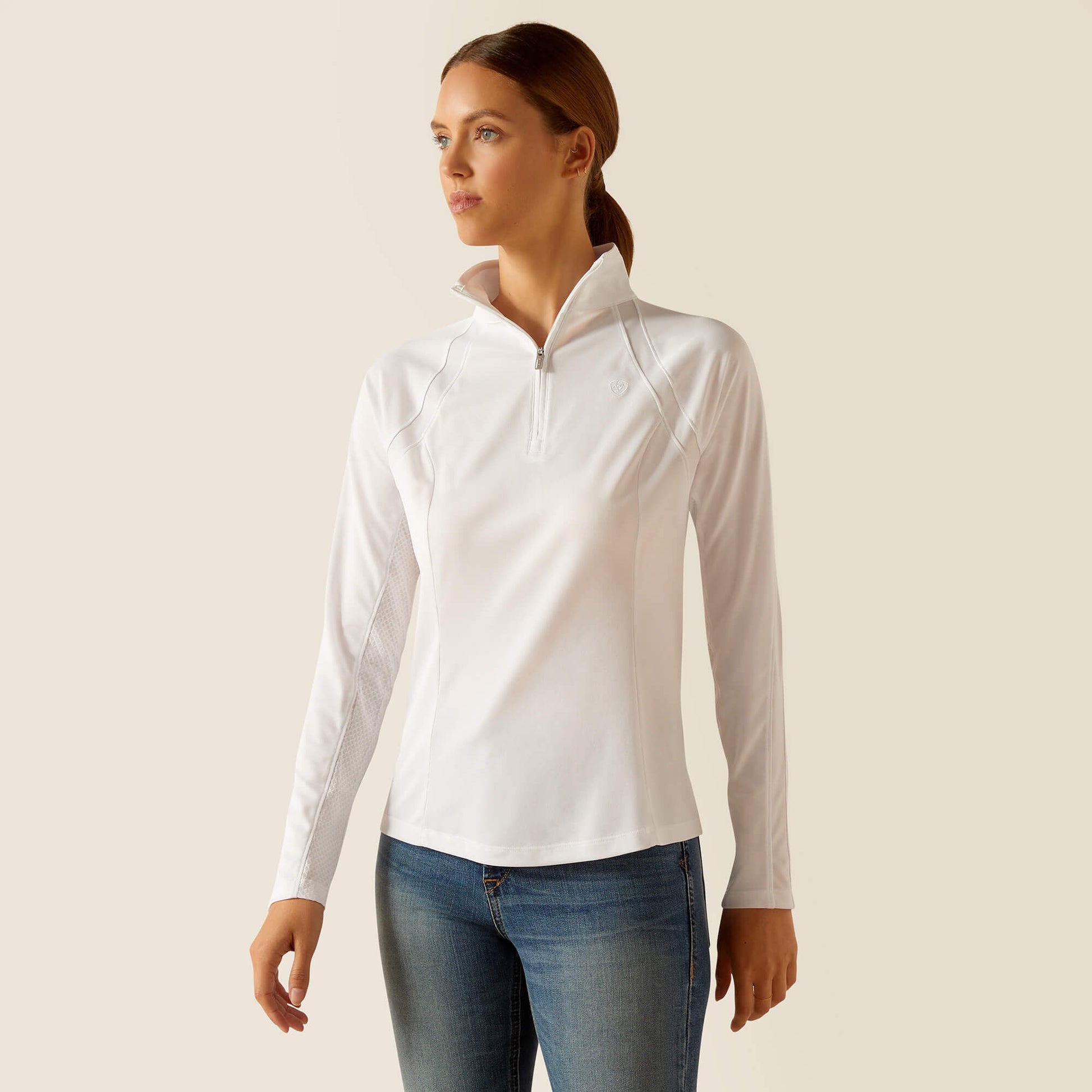 Ariat Women|Trends Sunstopper 3.0 1/4 Zip Baselayer