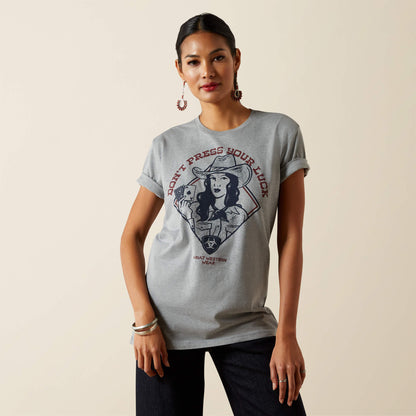 Ariat Women Ariat Don't Press Your Luck T-Shirt