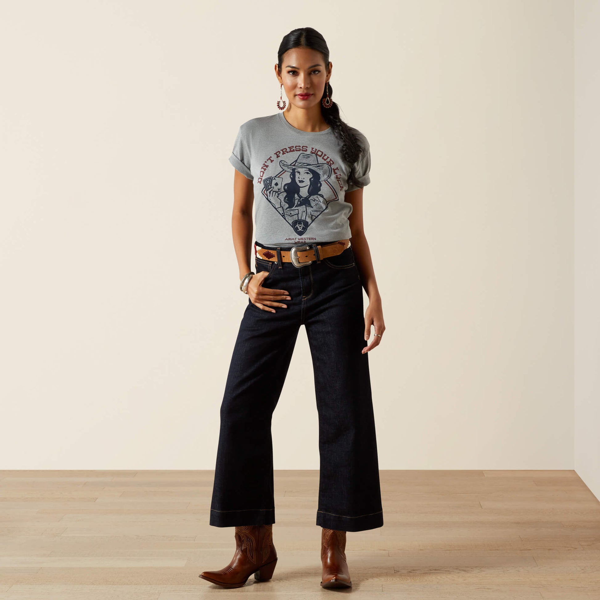 Ariat Women Ariat Don't Press Your Luck T-Shirt