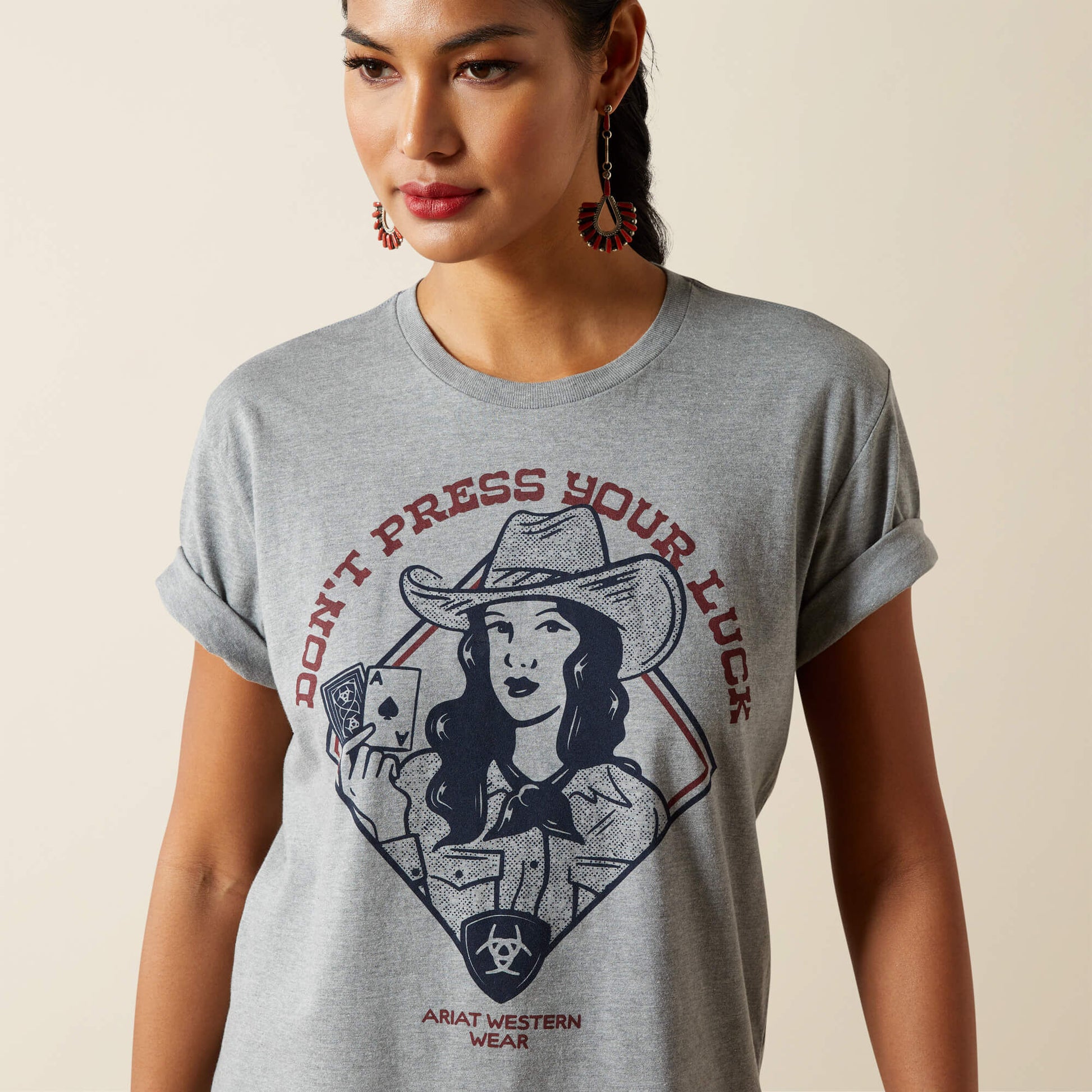 Ariat Women Ariat Don't Press Your Luck T-Shirt