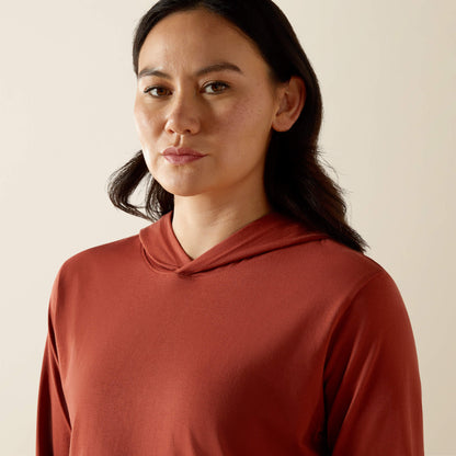 Ariat Women Rebar Cotton Strong Hooded T-Shirt