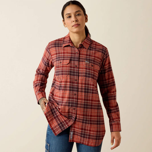 Ariat Women Rebar DuraStretch Flannel Tunic