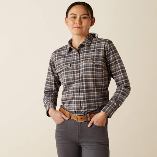 Ariat Women Rebar Flannel DuraStretch Work Shirt
