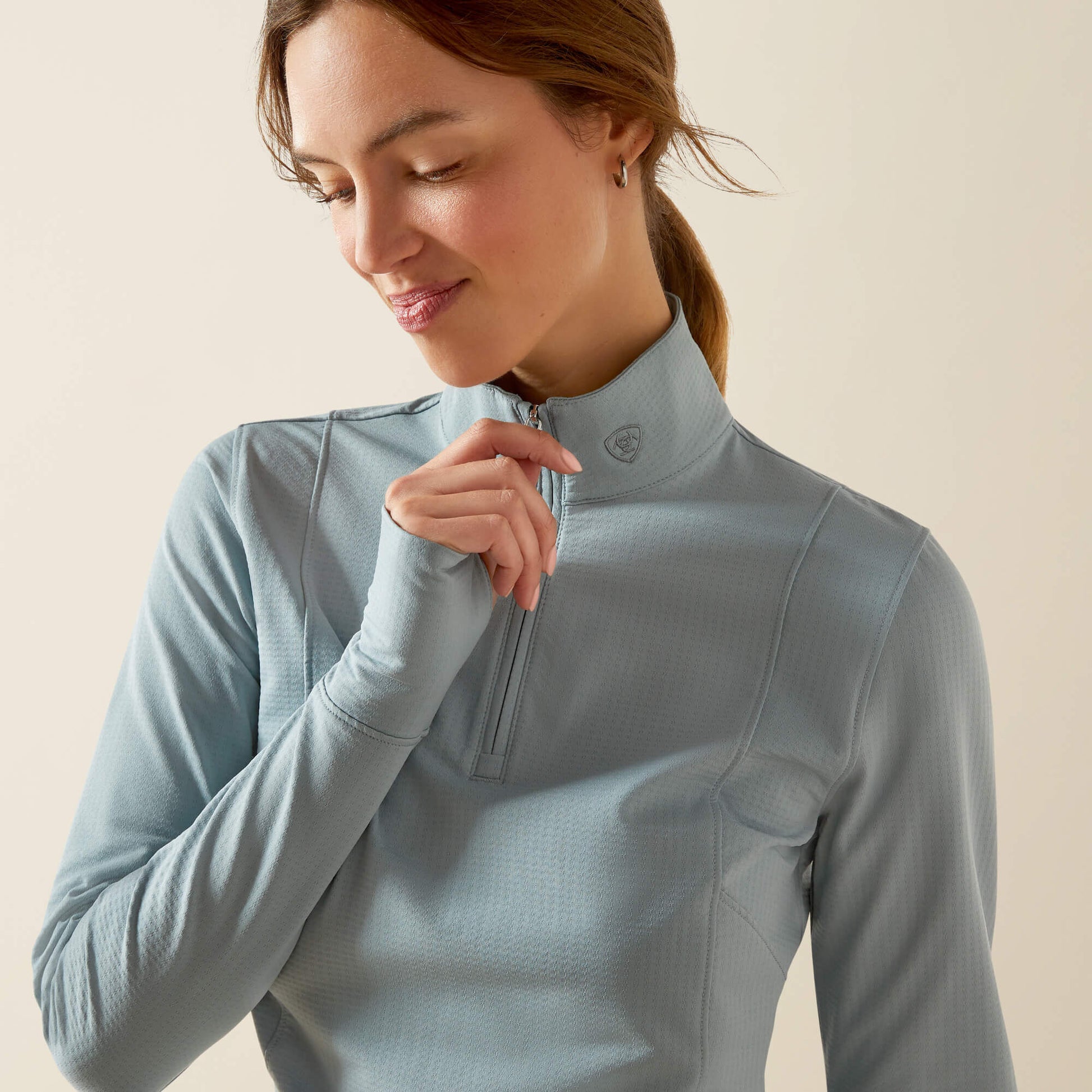 Ariat Women Gridwork 2.0 1/4 Zip Baselayer