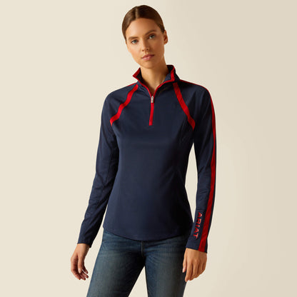 Ariat Women Sunstopper 3.0 1/4 Zip Baselayer
