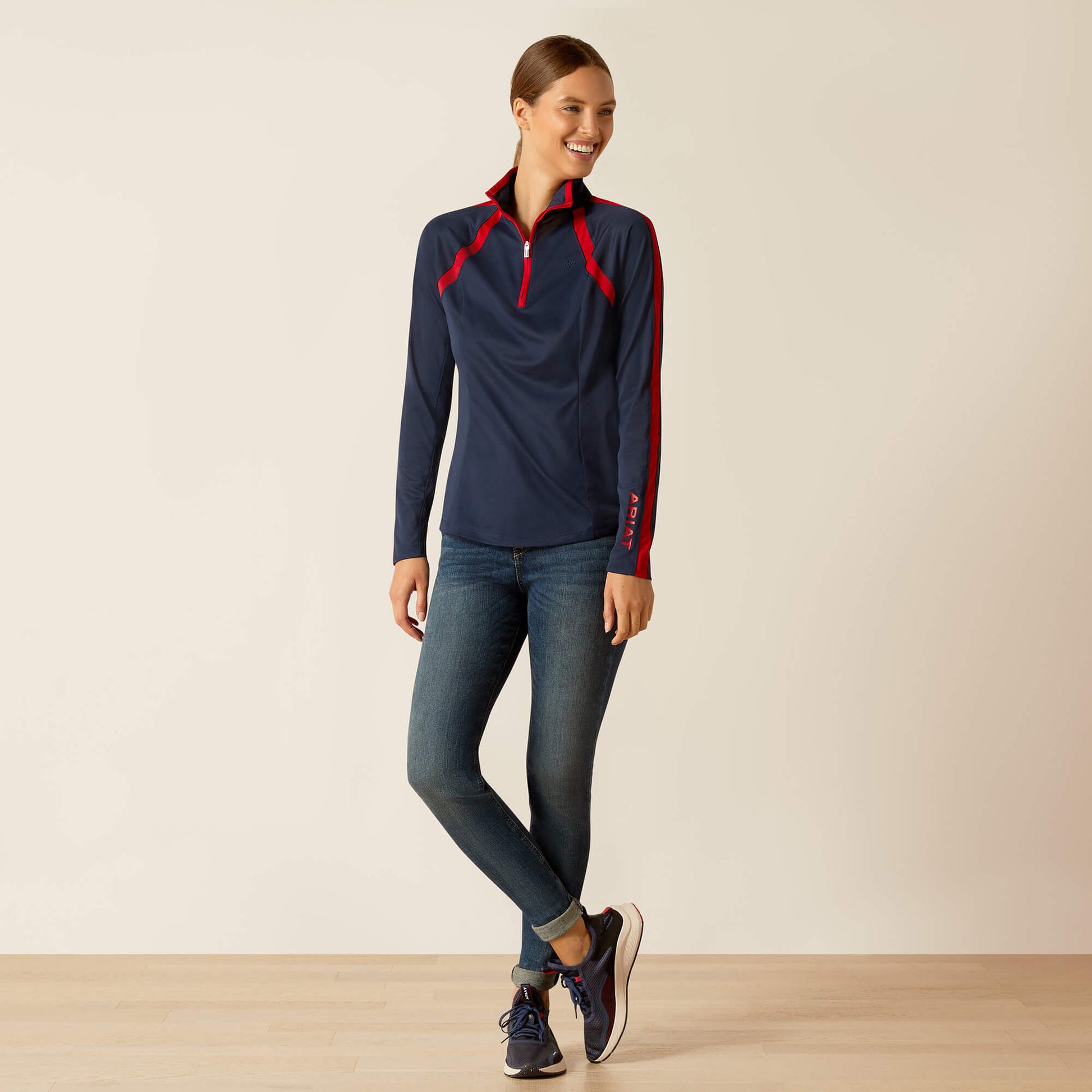 Ariat Women Sunstopper 3.0 1/4 Zip Baselayer