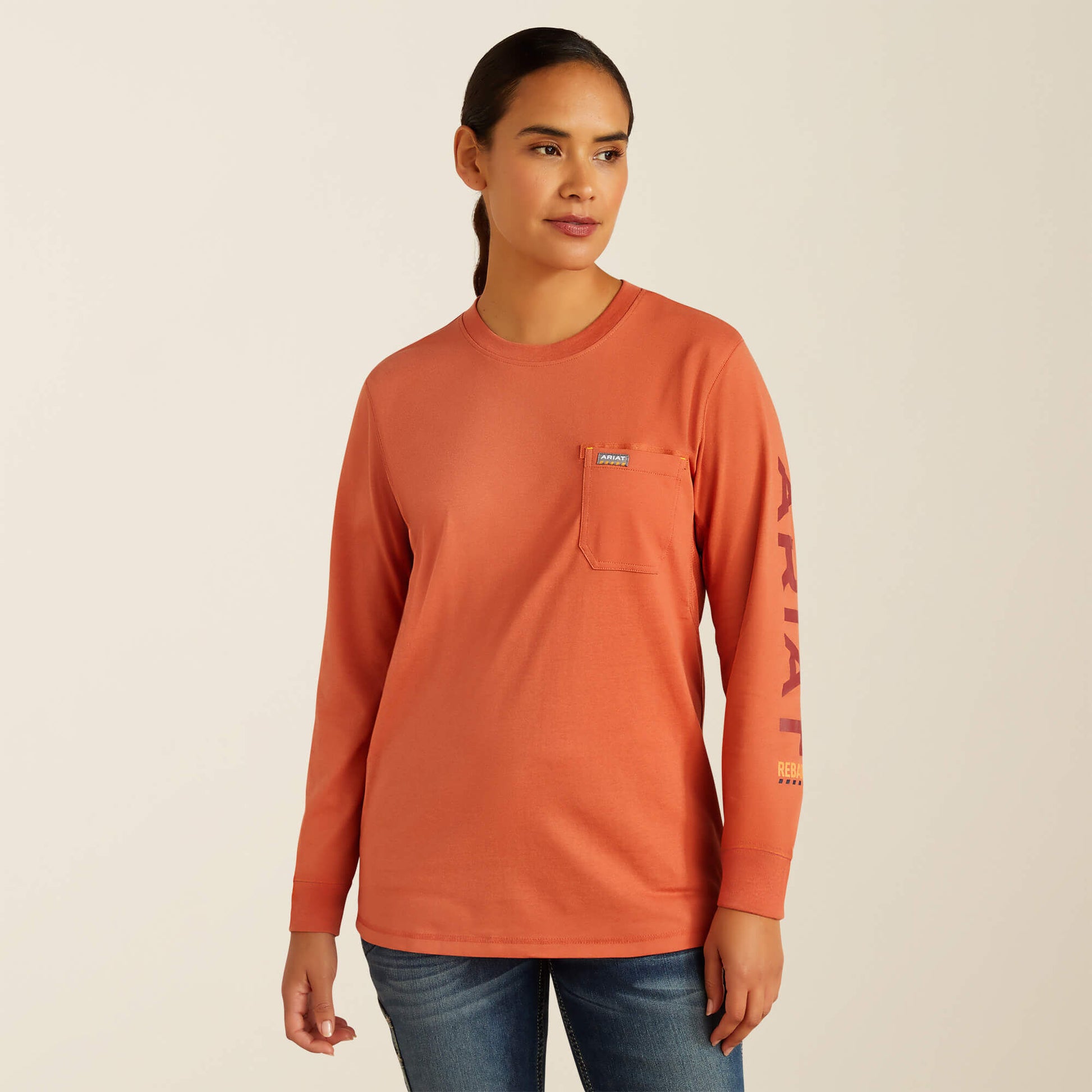Ariat Women Rebar Workman Logo T-Shirt