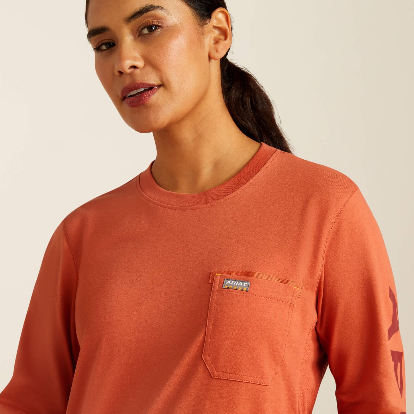 Ariat Women Rebar Workman Logo T-Shirt