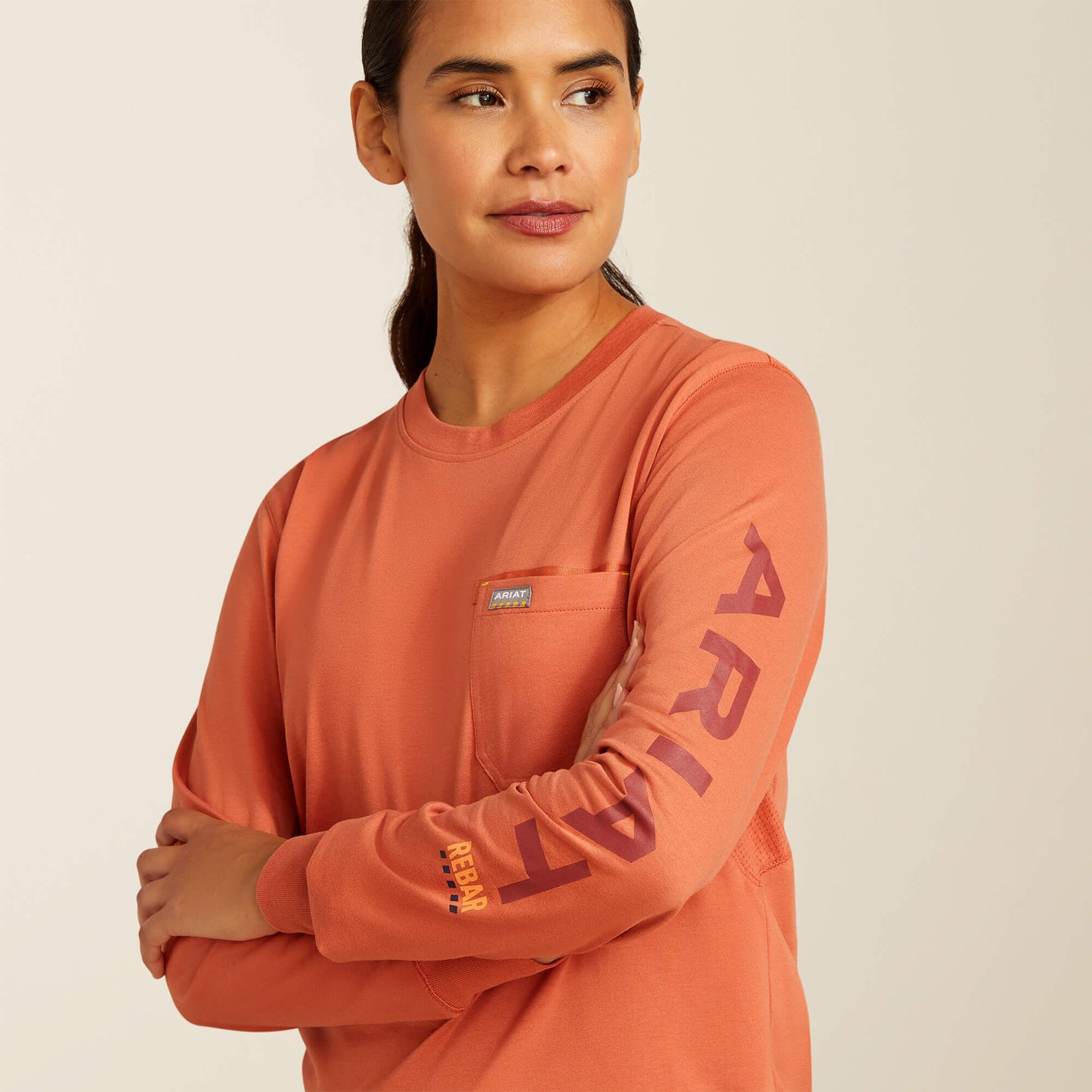 Ariat Women Rebar Workman Logo T-Shirt