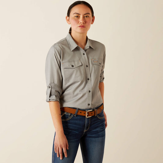 Ariat Women Rebar Made Tough VentTEK DuraStretch Work Shirt