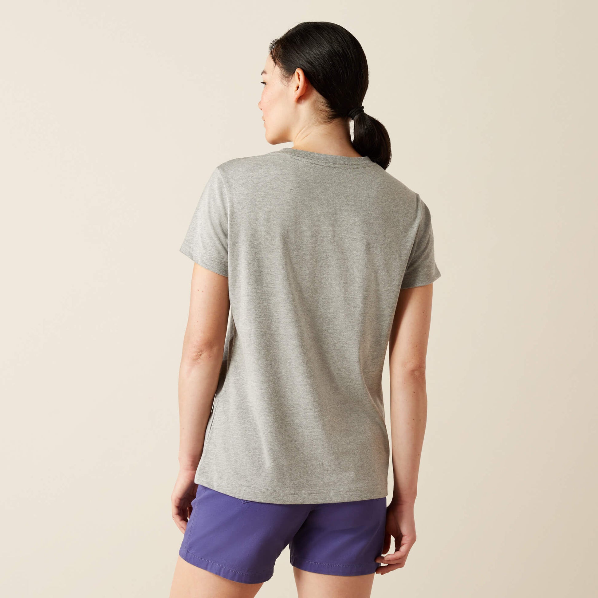 Ariat Women Rebar Cotton Strong Standard V-Neck T-Shirt