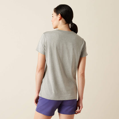 Ariat Women Rebar Cotton Strong Standard V-Neck T-Shirt