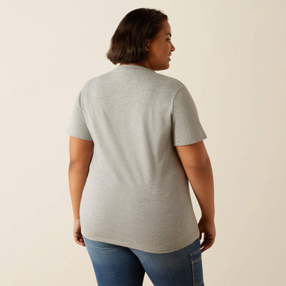 Ariat Women Rebar Cotton Strong Standard V-Neck T-Shirt