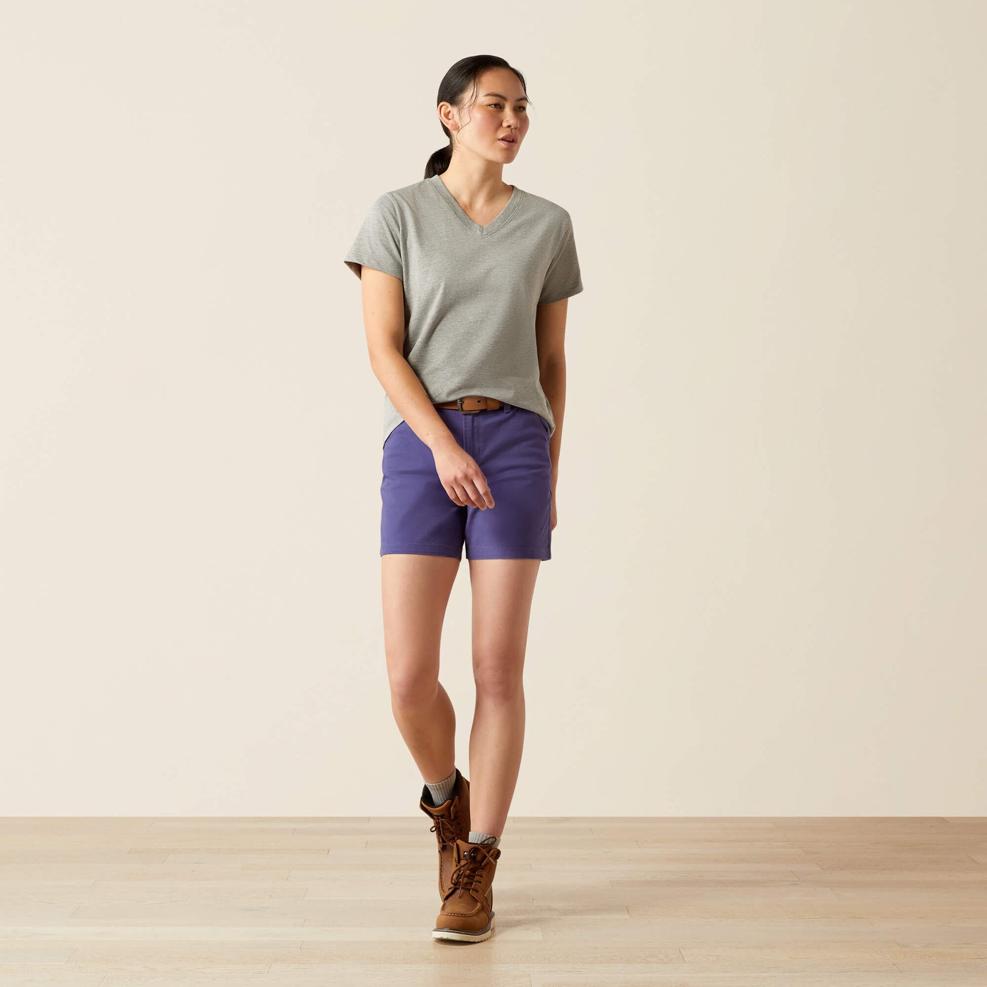 Ariat Women Rebar Cotton Strong Standard V-Neck T-Shirt