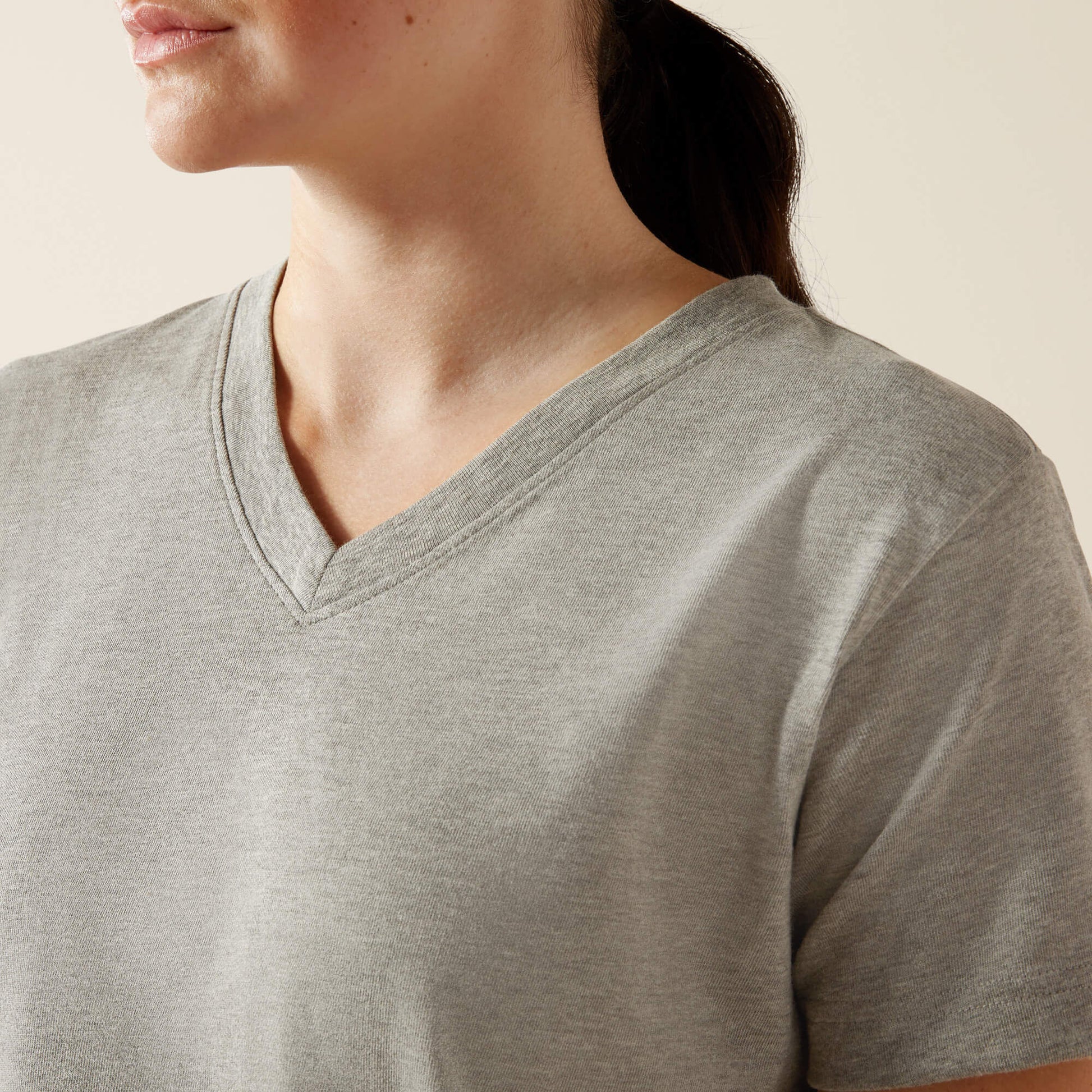 Ariat Women Rebar Cotton Strong Standard V-Neck T-Shirt
