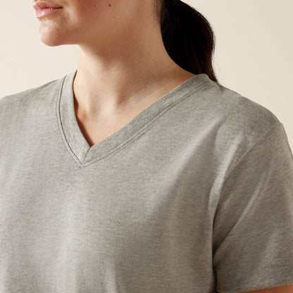 Ariat Women Rebar Cotton Strong Standard V-Neck T-Shirt