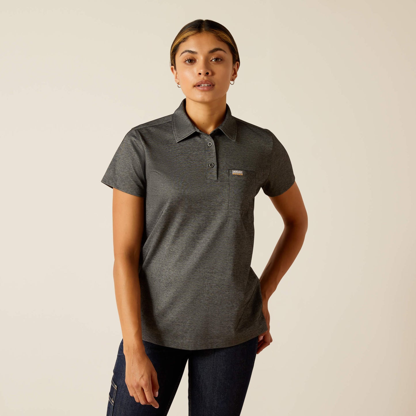 Ariat Women Rebar Foreman Polo