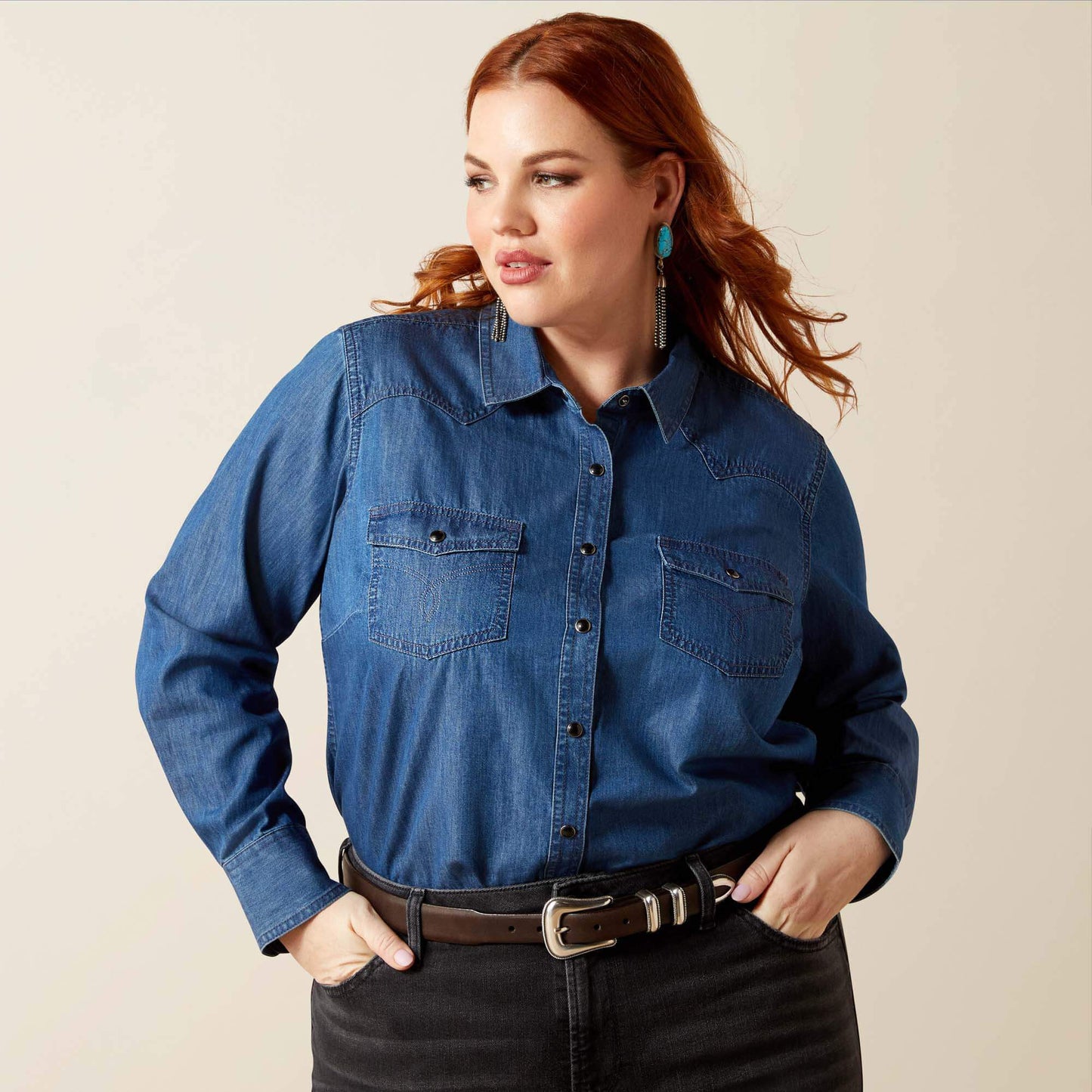 Ariat Women|Trends True Blue Shirt