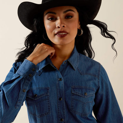 Ariat Women|Trends True Blue Shirt