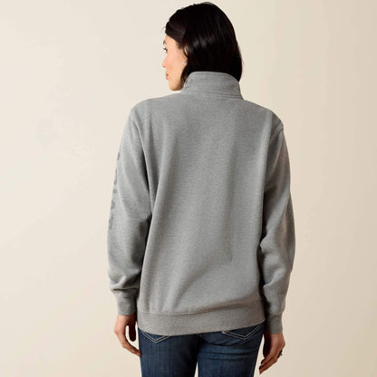 Ariat Women Foundation Logo 1/2 Zip Sweatshirt