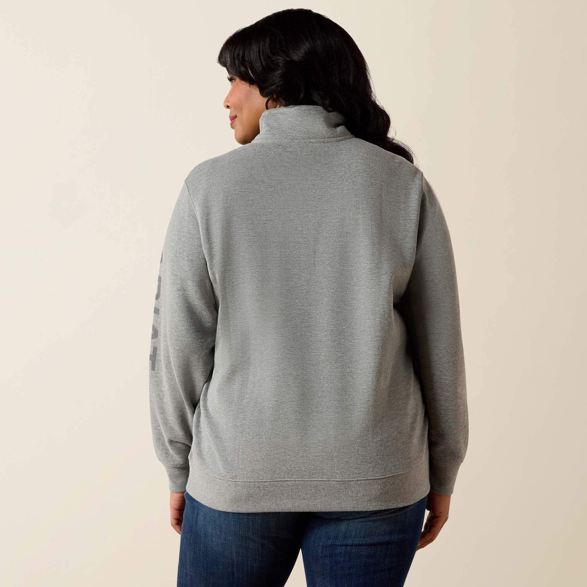 Ariat Women Foundation Logo 1/2 Zip Sweatshirt