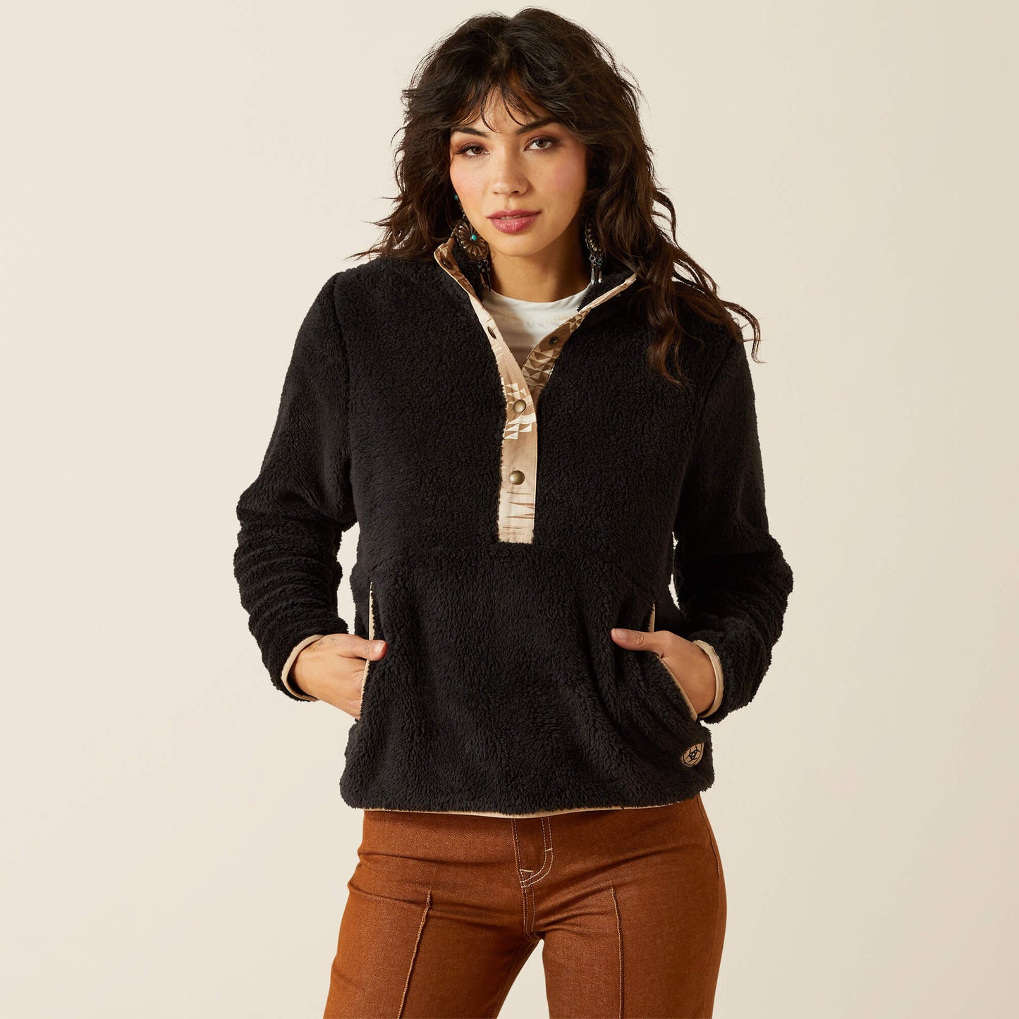 Ariat Women Berber Snap Front Sweatshirt