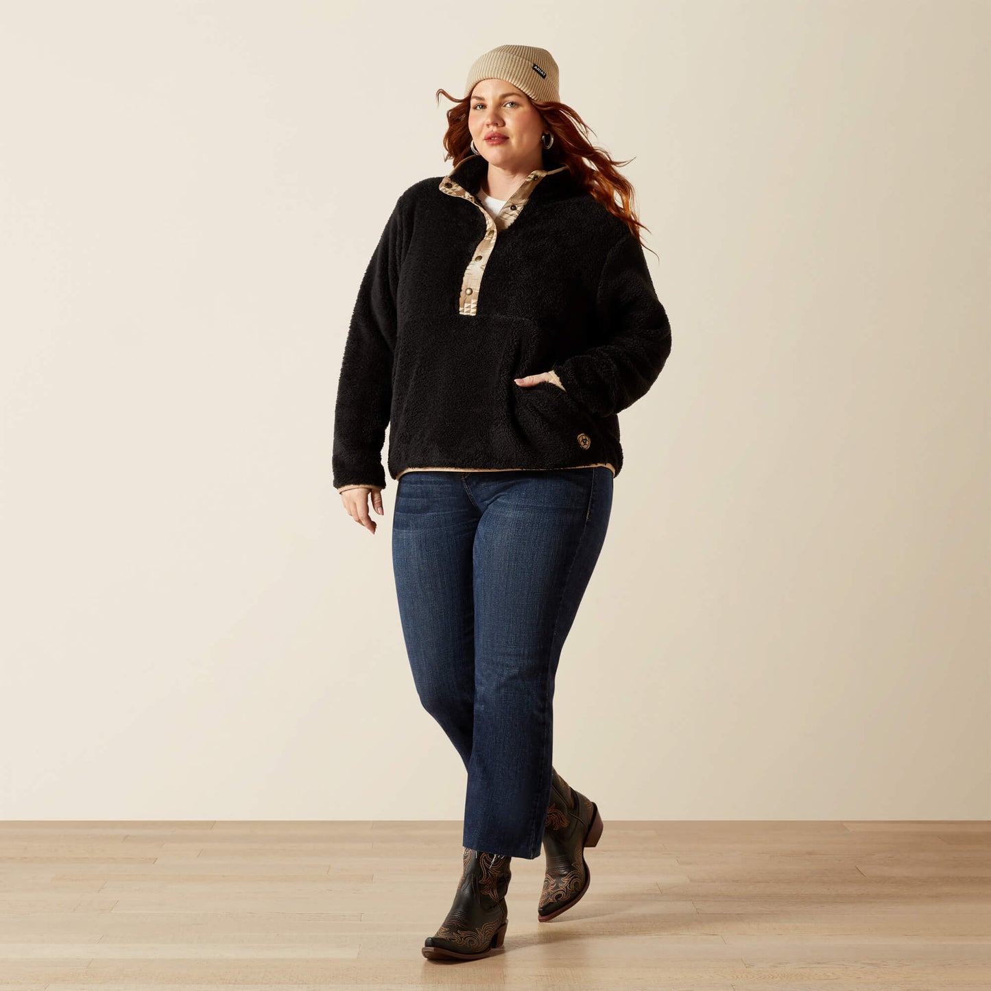 Ariat Women Berber Snap Front Sweatshirt