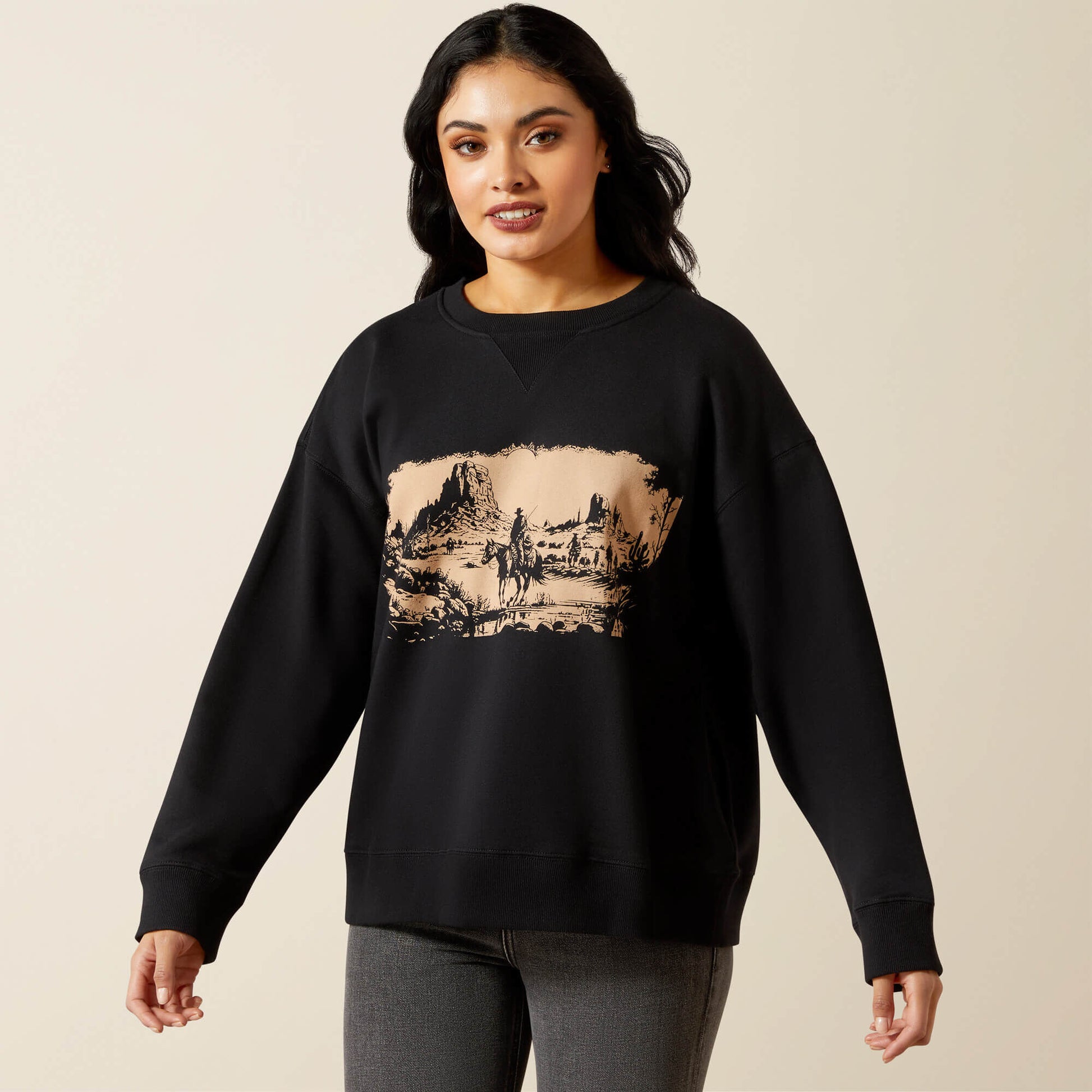 Ariat Women Outlaw Oversized Sweatshirt