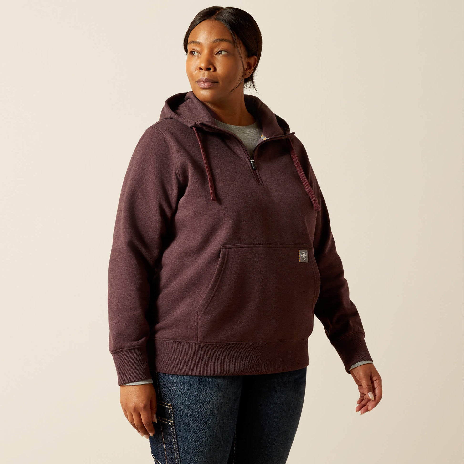 Ariat Women Rebar Skill Set 1/2 Zip Hoodie