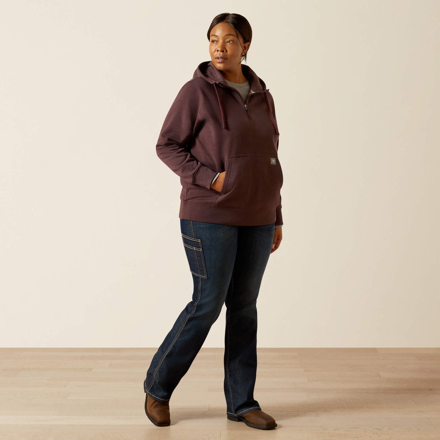 Ariat Women Rebar Skill Set 1/2 Zip Hoodie