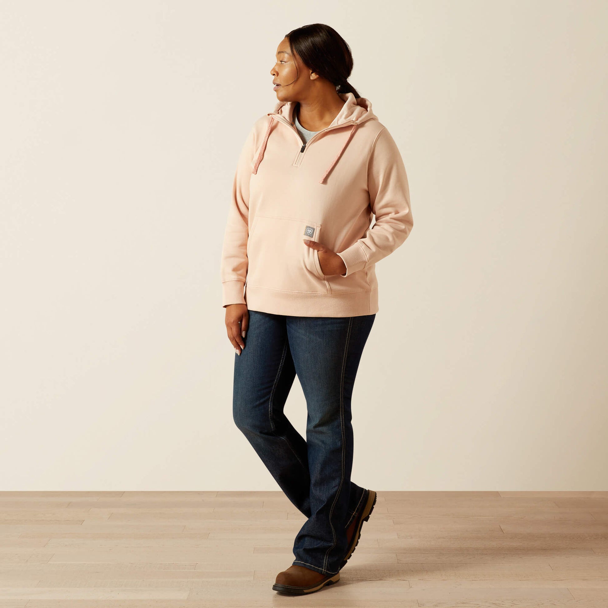 Ariat Women Rebar Skill Set 1/2 Zip Hoodie