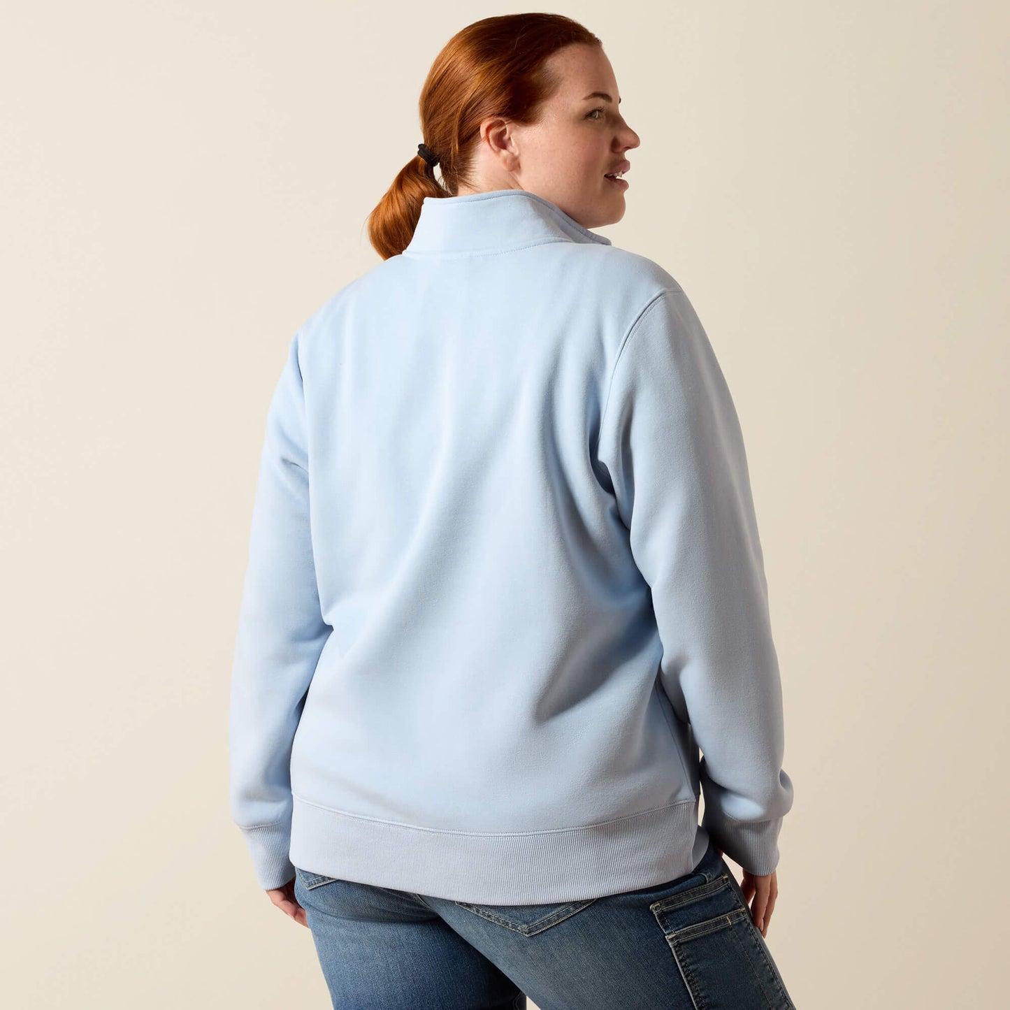 Ariat Women Rebar Lightweight Mock 1/2 Zip Sweatshirt