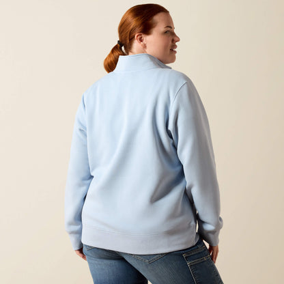Ariat Women Rebar Lightweight Mock 1/2 Zip Sweatshirt