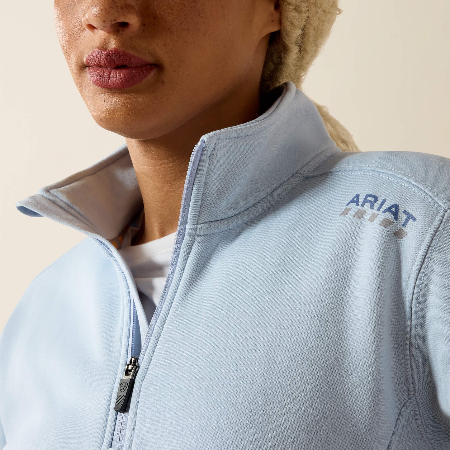 Ariat Women Rebar Lightweight Mock 1/2 Zip Sweatshirt