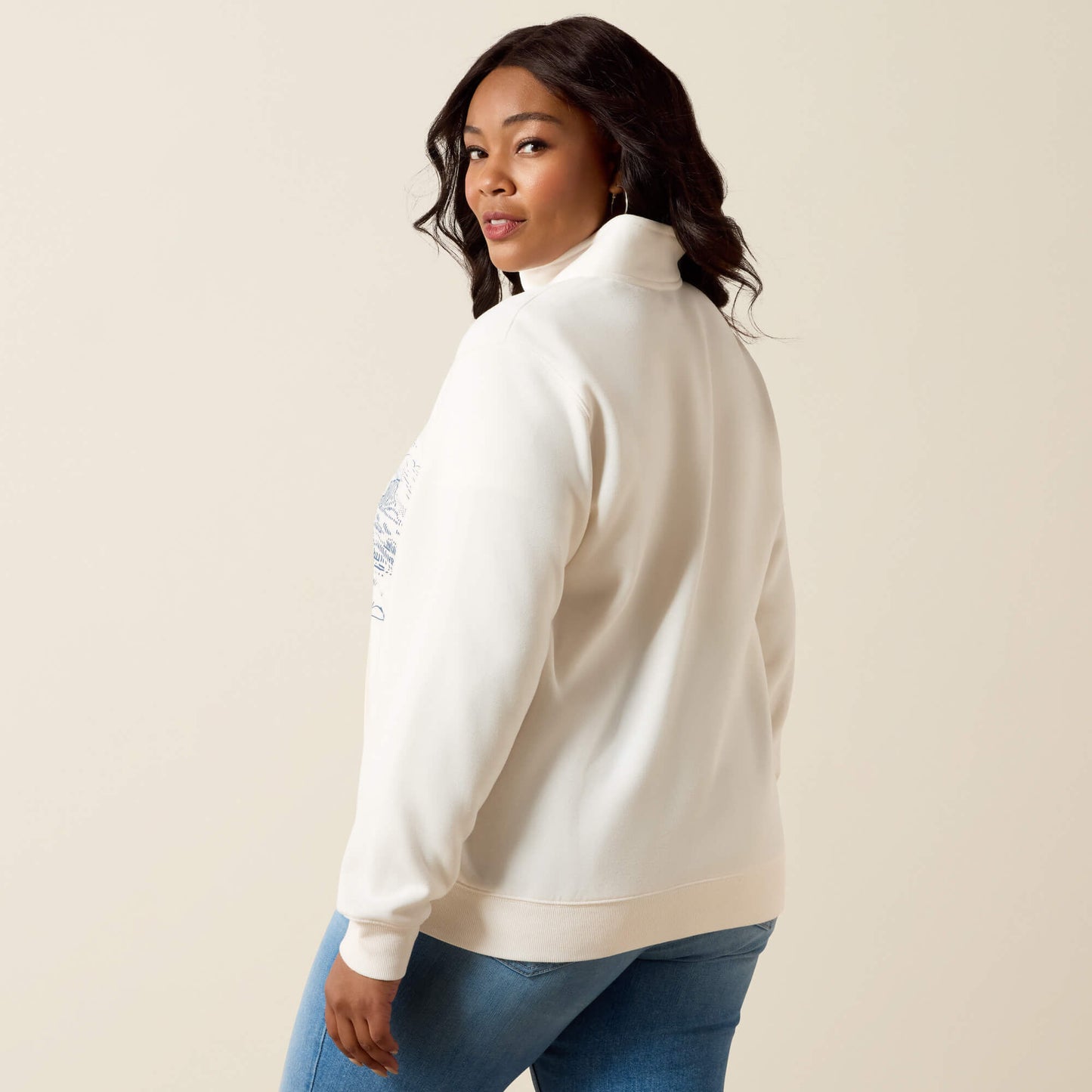 Ariat Women Traveler 1/2 Zip Sweatshirt