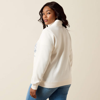 Ariat Women Traveler 1/2 Zip Sweatshirt
