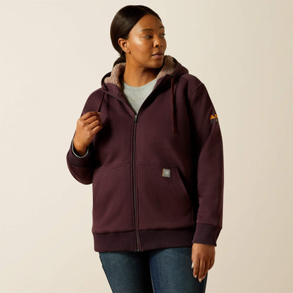Ariat Women Rebar All-Weather Sherpa Full Zip Hoodie