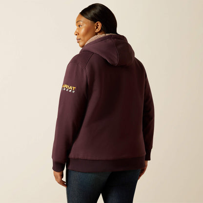 Ariat Women Rebar All-Weather Sherpa Full Zip Hoodie