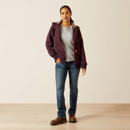 Ariat Women Rebar All-Weather Sherpa Full Zip Hoodie