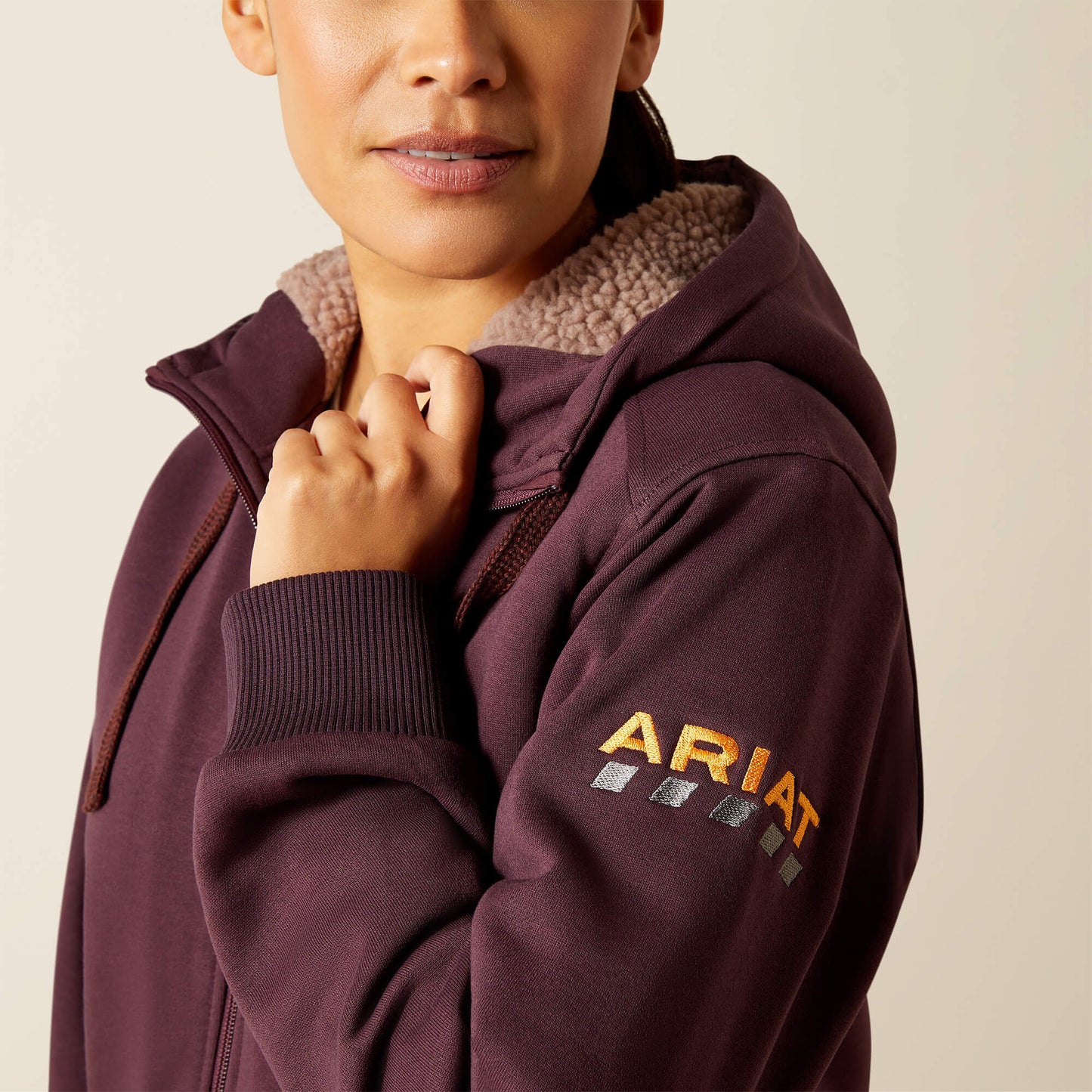 Ariat Women Rebar All-Weather Sherpa Full Zip Hoodie