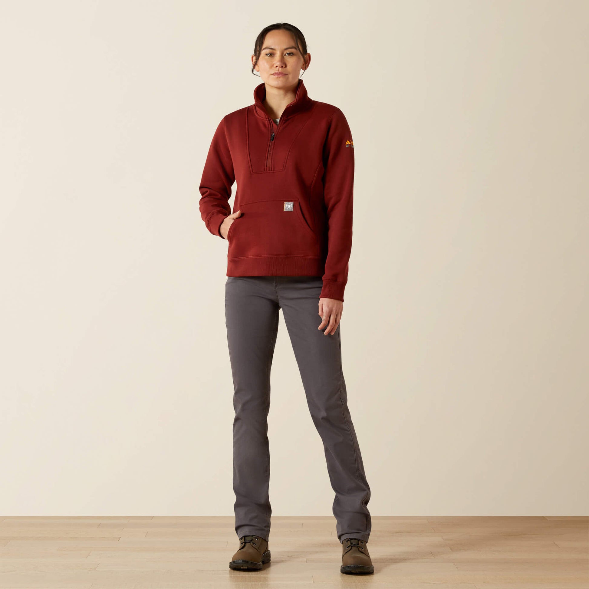 Ariat Women Rebar Traverse Funnel Neck Sweatshirt