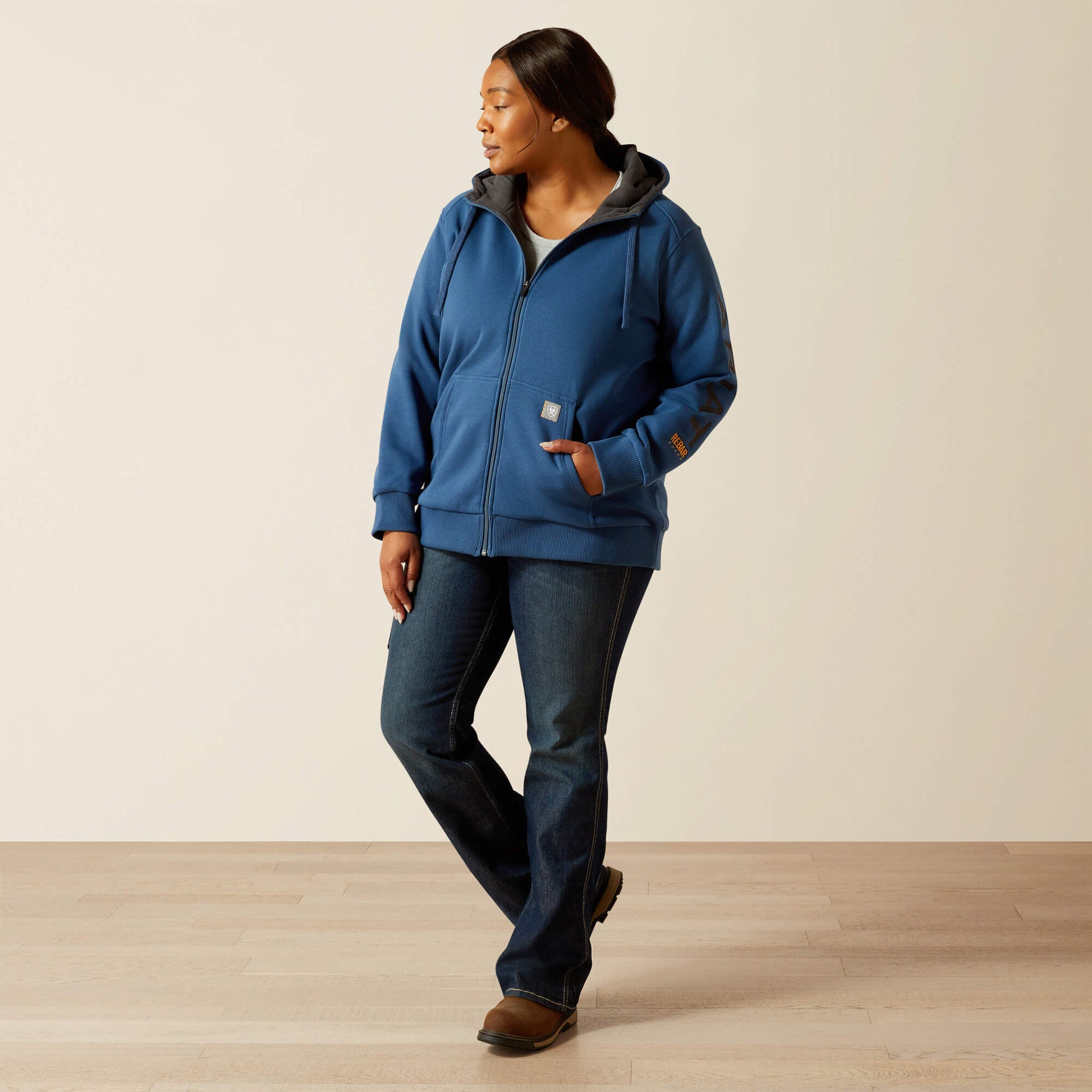Ariat Women Rebar All-Weather Full Zip Hoodie