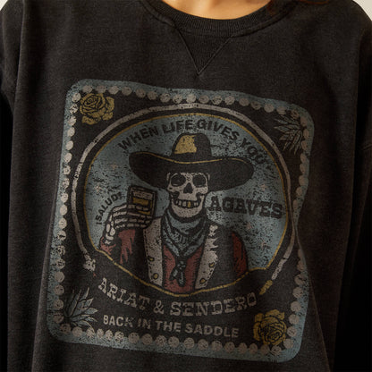 Ariat Women Oversize Sendero When Life Gives You Agaves Sweatshirt