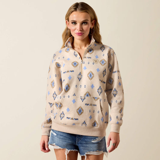 Ariat Women Sapphire 1/2 Zip Sweatshirt