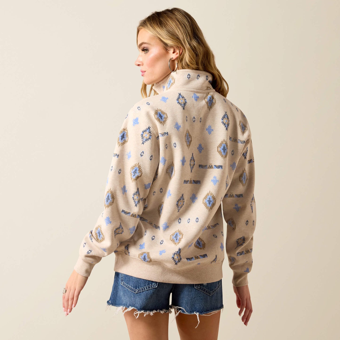 Ariat Women Sapphire 1/2 Zip Sweatshirt
