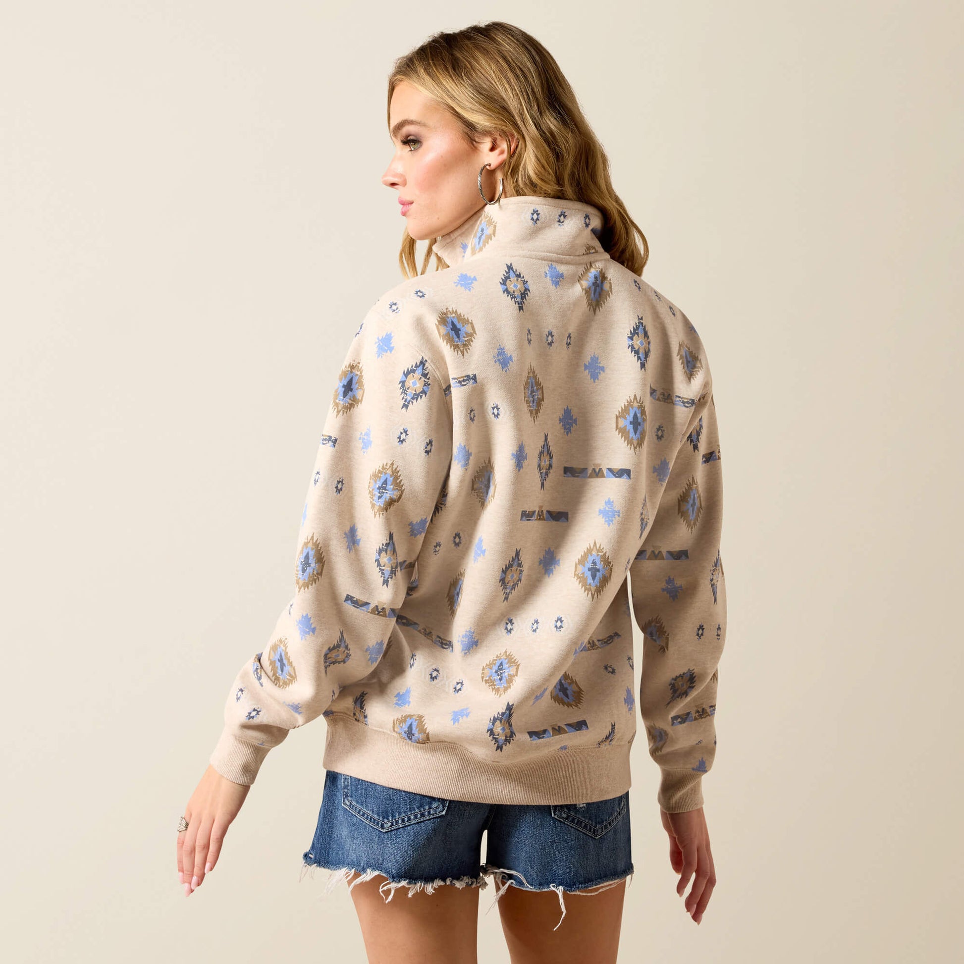 Ariat Women Sapphire 1/2 Zip Sweatshirt