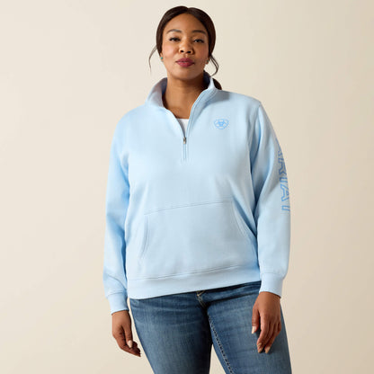 Ariat Women Foundation Logo 1/2 Zip Sweatshirt