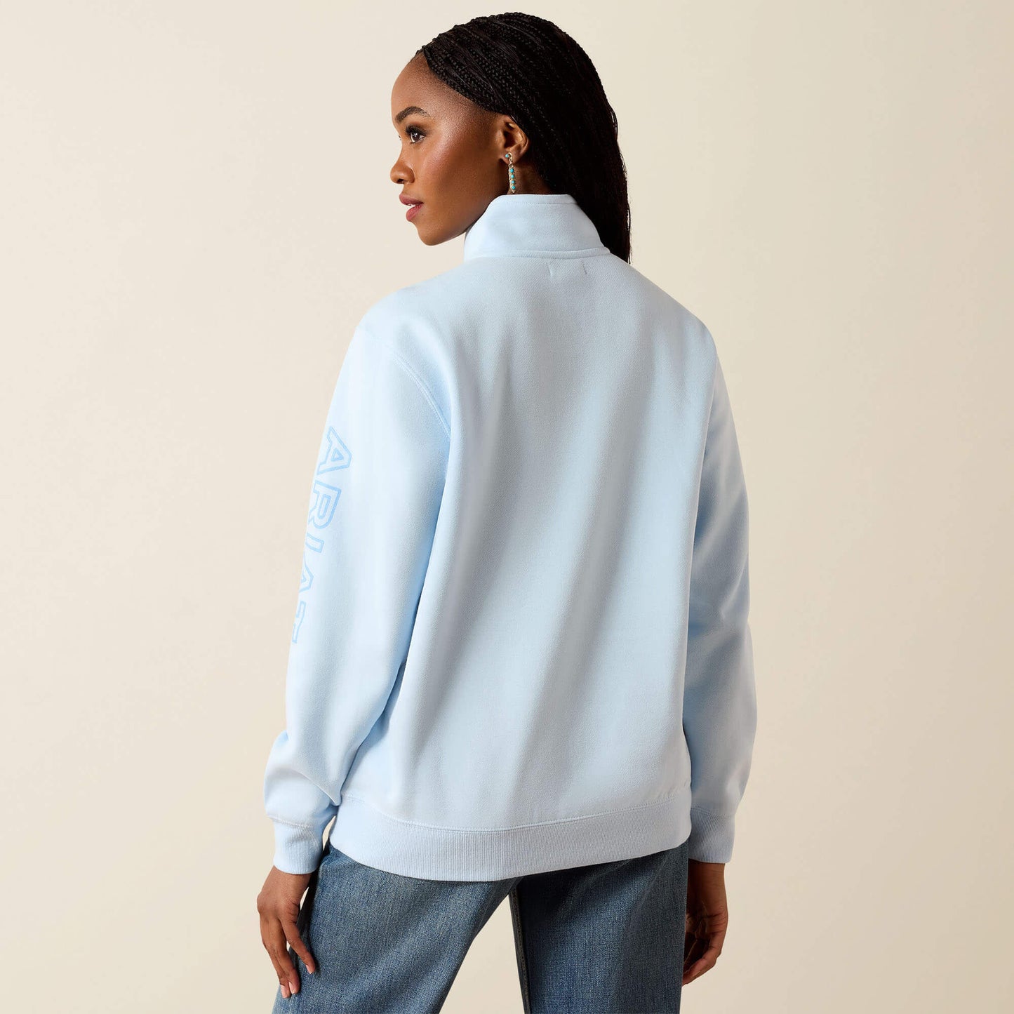 Ariat Women Foundation Logo 1/2 Zip Sweatshirt