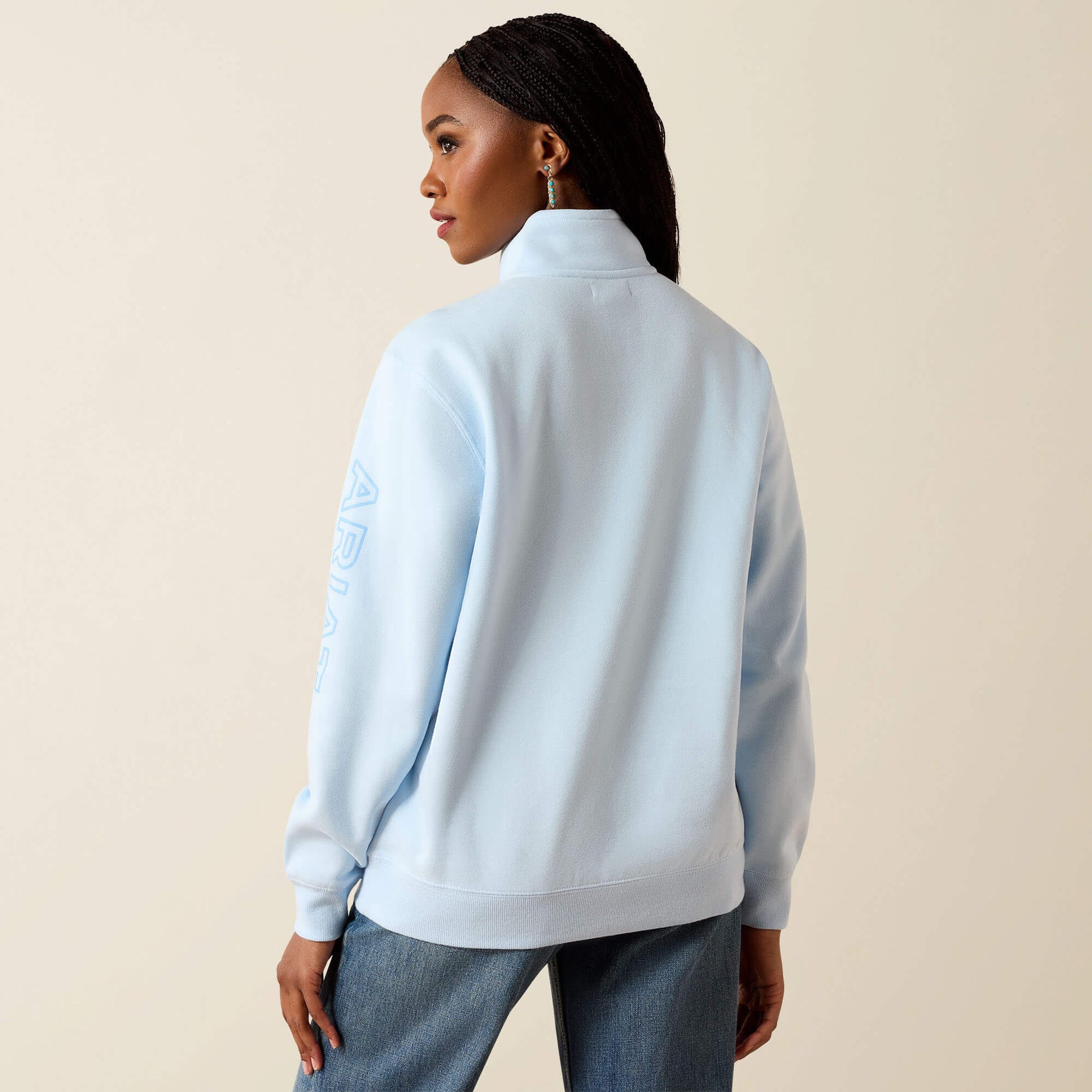 Ariat Women Foundation Logo 1/2 Zip Sweatshirt